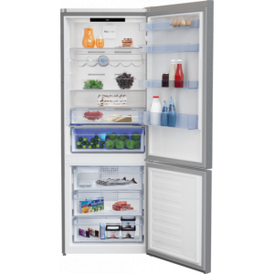 BEKO RCNE560E30ZXB Alulfagyasztós kombinált hűtőszekrény