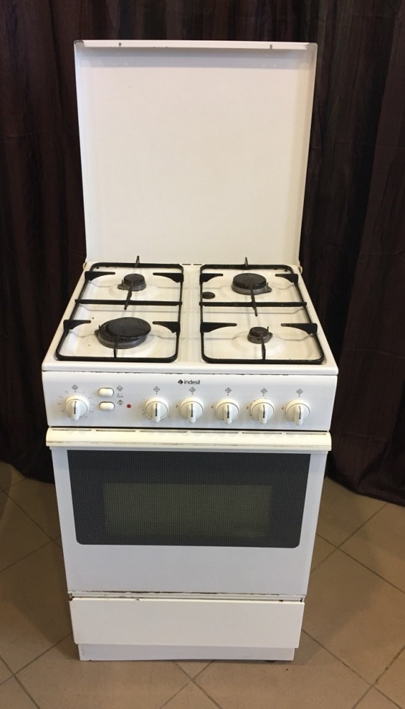 Használt Indesit gáztűzhely grill funkcióval [H676] árak, vásárlás