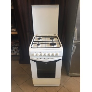 Használt Indesit K3G51S(W) kombinált tűzhely [H2393] 