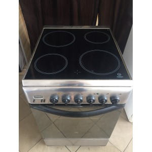 Használt Indesit K3C8P(X)/U kerámialapos tűzhely [H2900] 