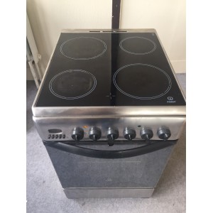 Használt Indesit K3C8P(X)/U kerámialapos tűzhely [H3340] 
