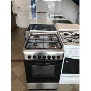 Használt Indesit K3G51S(X) kombinált tűzhely [H3841] 