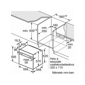 Bosch HBA574BR00 Beépíthető sütő