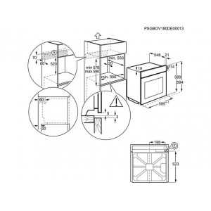 Electrolux EOE8P31X Beépíthető sütő