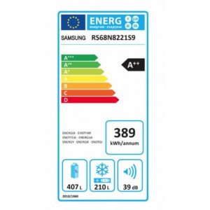 Samsung RS68N8221S9/EF Side by side hűtőszekrény