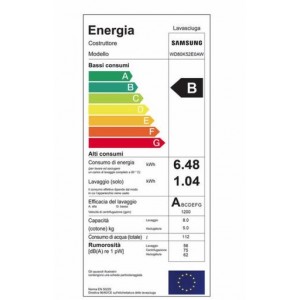 SAMSUNG WD80K52E0AW/LE Mosó- és szárítógép