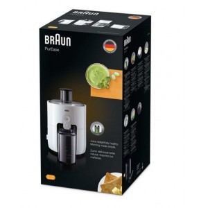 Braun SJ 3100 WH PurEase gyümölcscentrifuga, Fehér 