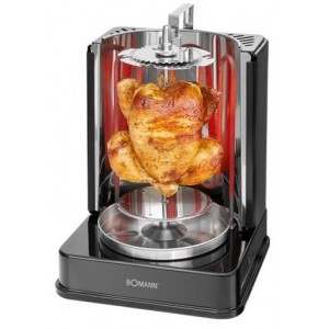 Bomann DVG3006CB Függőleges kebab multigrill