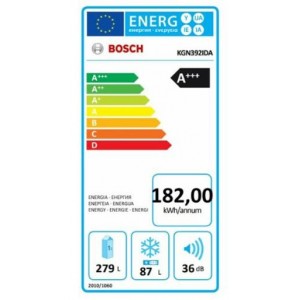 Bosch KGN392IDA Alulfagyasztós kombinált hűtőszekrény