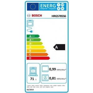 Bosch HRG5785S6 Beépíthető sütő gőzfunkcióval