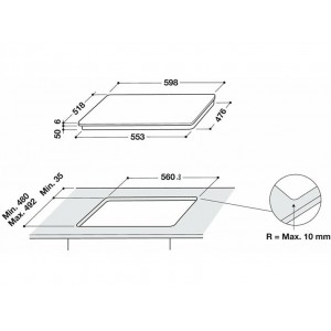 Whirlpool WL-B5860 AL Indukciós főzőlap