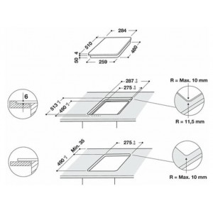 Whirlpool WS Q0530 NE Indukciós dominó főzőlap