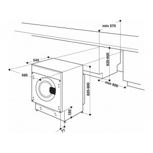 Whirlpool BI WDWG 961484 EU Beépíthető mosó - szárítógép