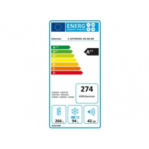 Electrolux LNT7ME34X2 Alulfagyasztós hűtőszekrény
