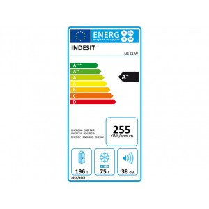 Indesit LI6S1W kombinált hűtőszekrény
