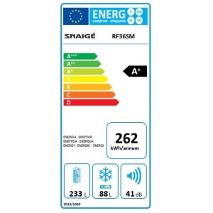 Snaige RF36SM-S1DA21 Alulfagyasztós kombinált hűtőszekrény
