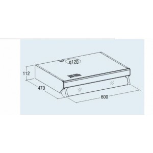 CATA F-2060 X/L Hagyományos páraelszívó Inox (02011309) 