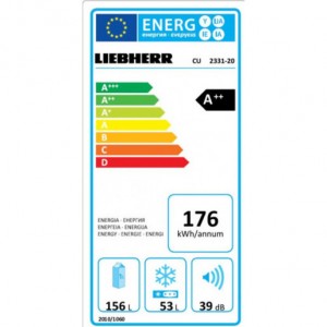 Liebherr CU 2331 Alulfagyasztós kombinált hűtőszekrény 