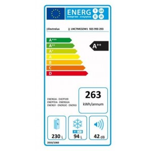 Electrolux LNC7ME32W1 Alulfagyasztós kombinált hűtőszekrény