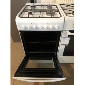Használt Indesit K3G51S(W) kombinált tűzhely [H6659] 