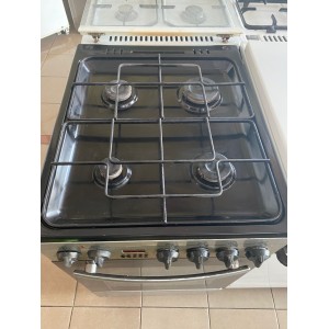 Használt Mora inox kombinált tűzhely [H6905] 