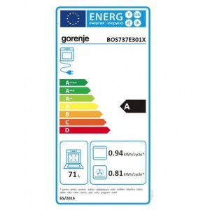 Gorenje BOS737E301X Beépíthető sütő