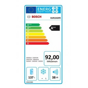 Bosch KUR15ADF0 Beépíthető egyajtós hűtőszekrény