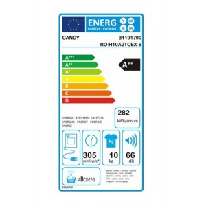 Candy RO H10A2TCEX-S Hőszivattyús szárítógép