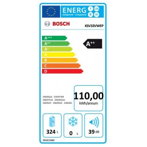 Bosch KSV33VWEP Egyajtós hűtőszekrény