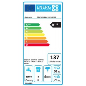 Electrolux EW6F348SA Elöltöltős mosógép