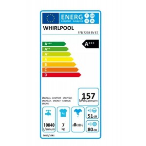 Whirlpool FFB7238BVEE Elöltöltős mosógép