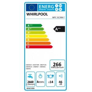 Whirlpool WFC3C26NF Mosogatógép