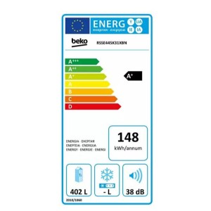 Beko RSSE445K31XBN Egyajtós hűtőszekrény