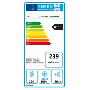 AEG RCB534E1LW Alulfagyasztós kombinált hűtőszekrény