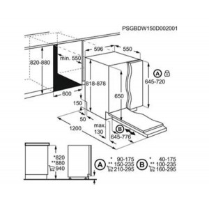 Electrolux KEQC7300L Beépíthető mosogatógép