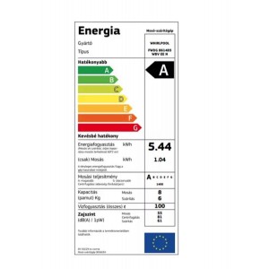 Whirlpool FWDG 861483 WBV EE N Mosó-és szárítógép