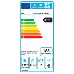 AEG FEE73517PM Beépíthető keskeny mosogatógép