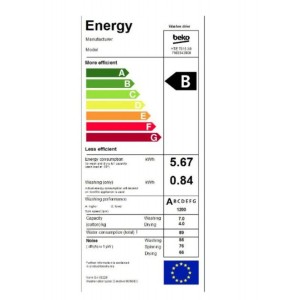 Beko HTE7616X0 Mosó- és szárítógép