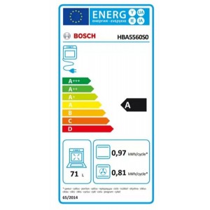 Bosch HBA5560S0 Beépíthető elektromos sütő