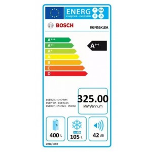 Bosch KGN56XLEA Alulfagyasztós kombinált hűtőszekrény