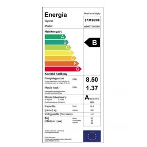 Samsung WD10T654DBH/S6 Mosó- és szárítógép