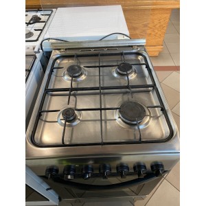 Használt Indesit inox gáztűzhely [H7914] 