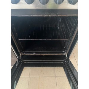 Használt Indesit inox kombinált tűzhely [H8466] 