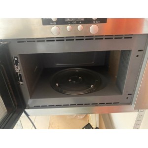 Használt Whirlpool AMW 460/1 IX beépíthető mikrohullámú sütő [H8470] 