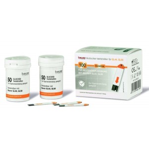 Beurer Vércukormérő Tesztcsík GL GL44/50/50 EVO Vércukroszintmérő készülékekhez 2x25 db 