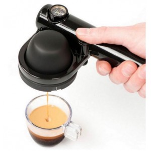 Handpresso Wild Hybrid Hordozható kávégép - ESE pod/őrölt, Fekete 