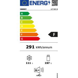 Indesit LI7 S1E W Alulfagyasztós hűtőszekrény