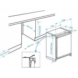 Beko BU 1153 N Beépíthető hűtőszekrény
