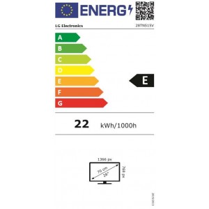 LG 28TN515V-WZ HD Tv-monitor, Fehér