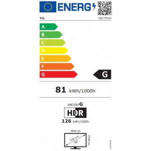 TCL 50C725 50" QLED 4K Smart TV